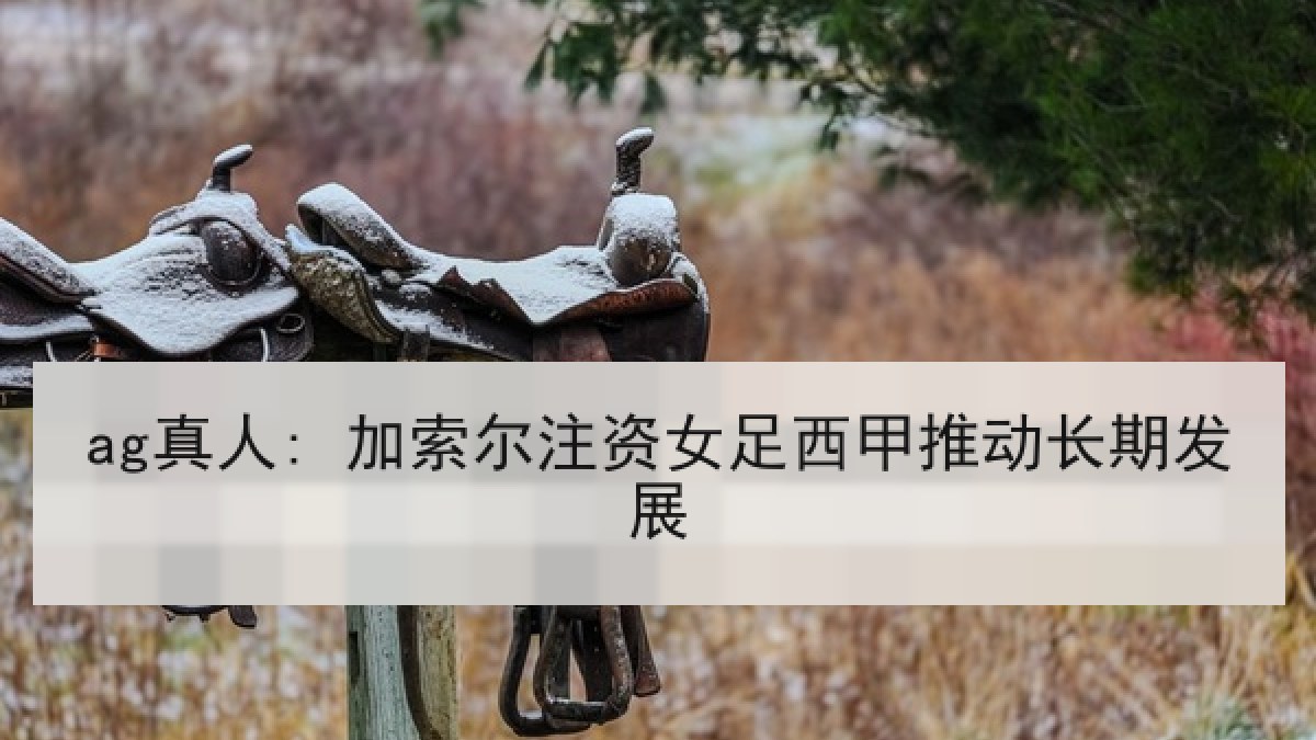 ag真人: 加索尔注资女足西甲推动长期发展